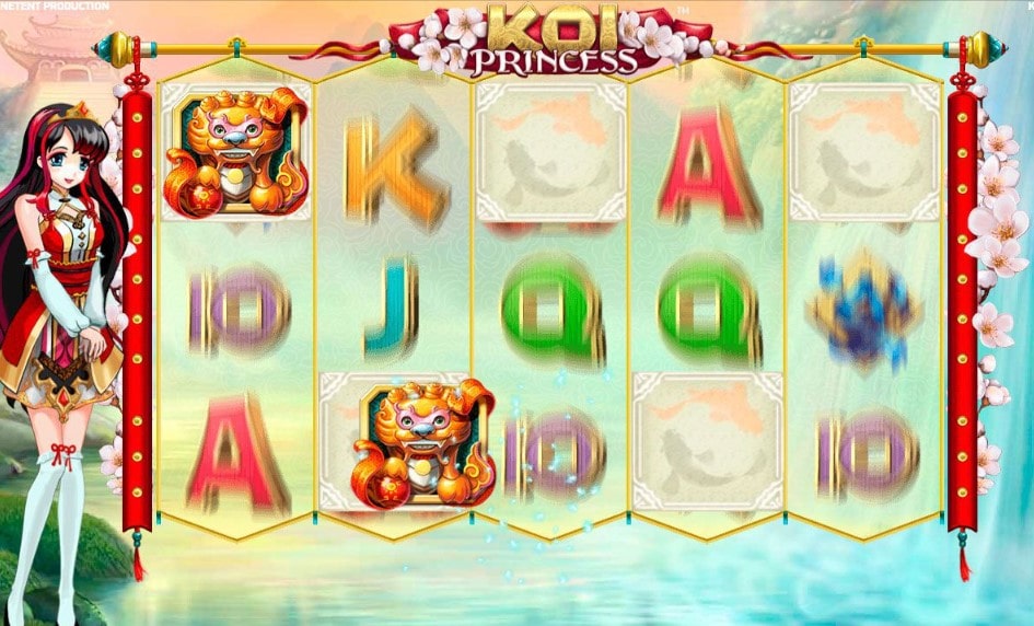 Бонусы и символы Koi Princess игровой аппарат